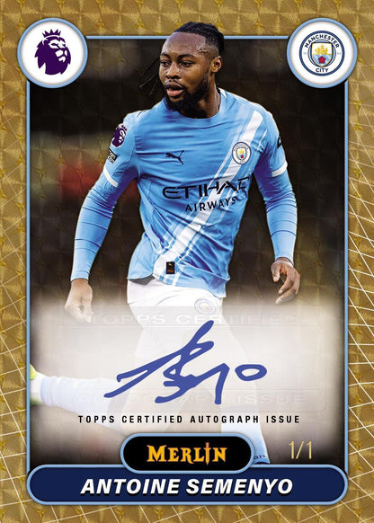 2026 Topps Merlin Premier League Soccer Blaster Box