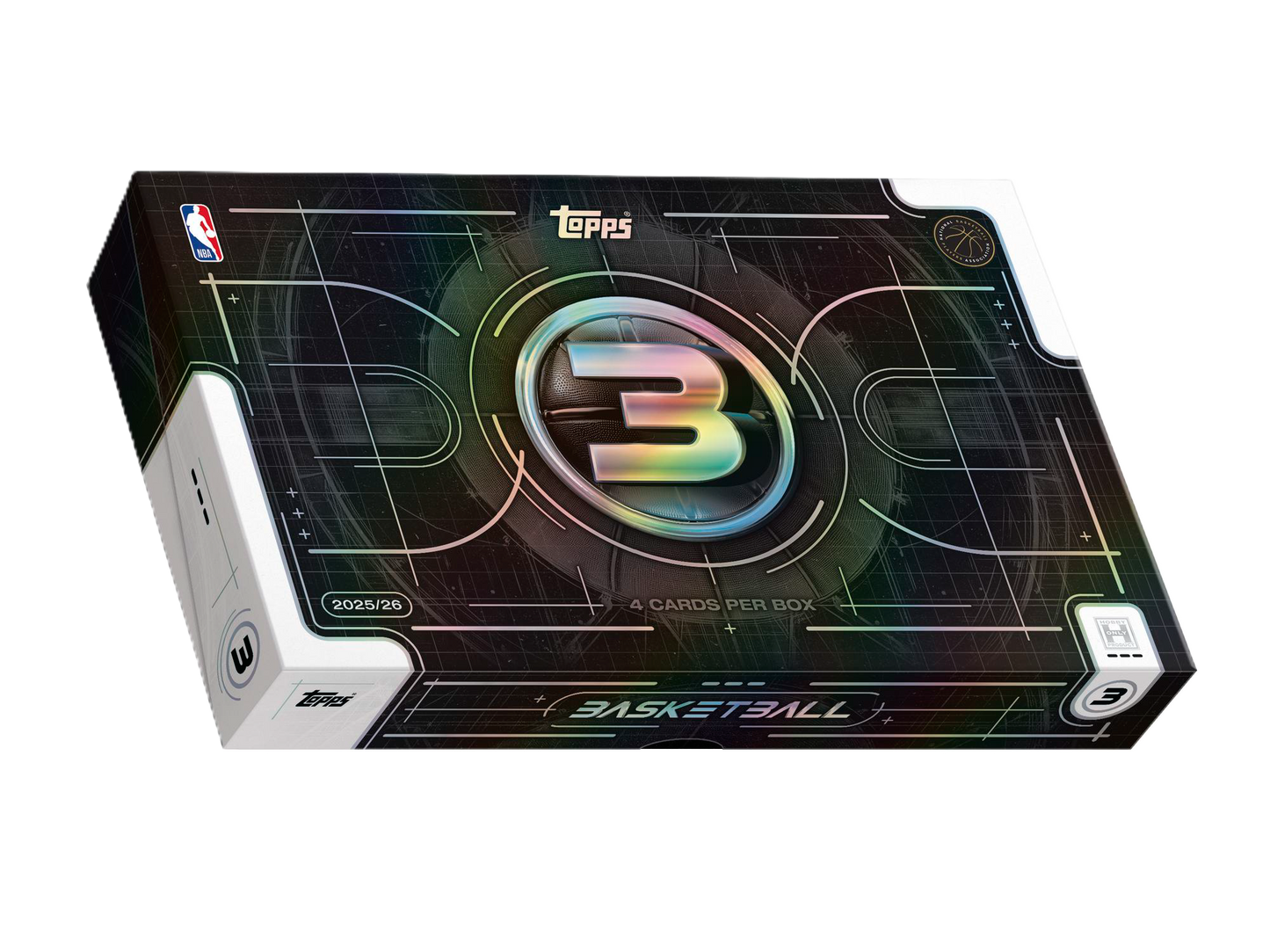 2025/26 Topps Three Basketball Hobby Box