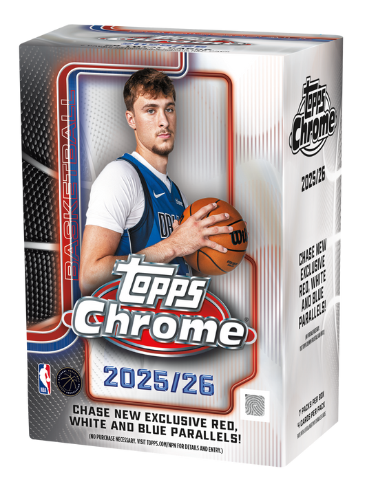 2025/26 Topps Chrome Basketball Blaster 40 Box Case