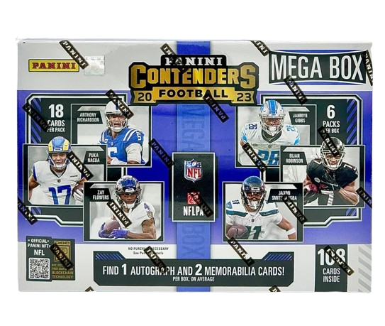 2023 Panini Contenders Football Hobby Mega 20 Box Case