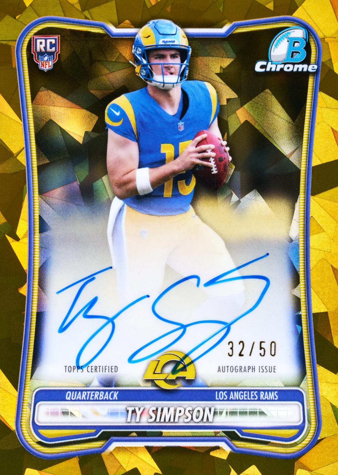 2026 Bowman Football Sapphire Edition Box