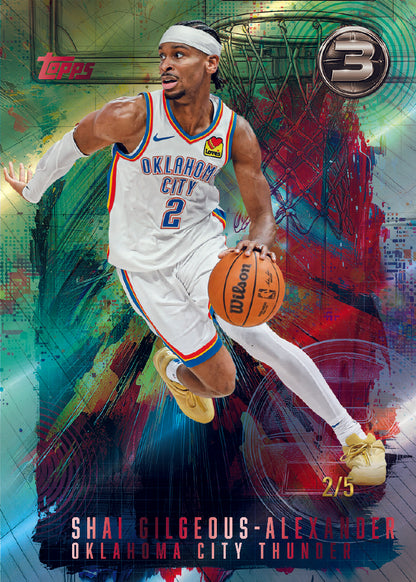 2025/26 Topps Three Basketball Hobby Box