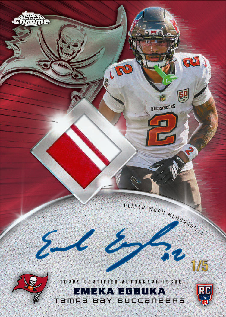 2025 Topps Chrome Football Jumbo Box
