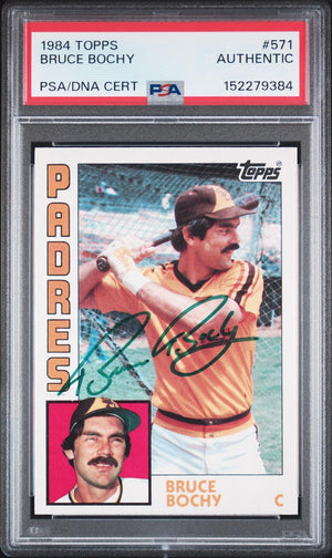 1984 Topps #571 Bruce Bochy PSA Authentic
