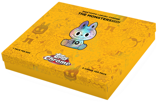 2025 Topps Chrome Labubu 10th Anniversary Hobby Box