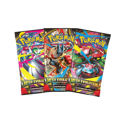 Pokemon Mega Evolution 3-Pack Blister Pack
