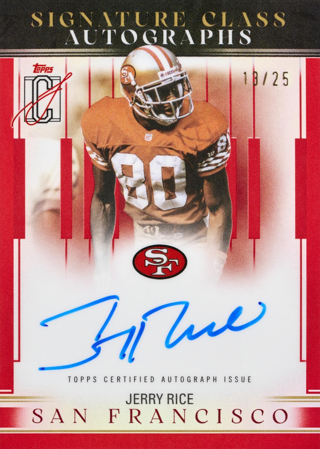 2025 Topps Signature Class Football Jumbo Box