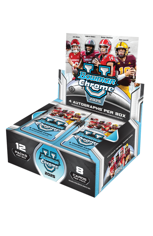 2025 Bowman Chrome University Football Jumbo Box