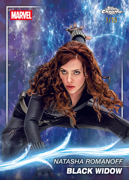 2025 Topps Marvel Studios Chrome Sapphire Edition 10 Box Case