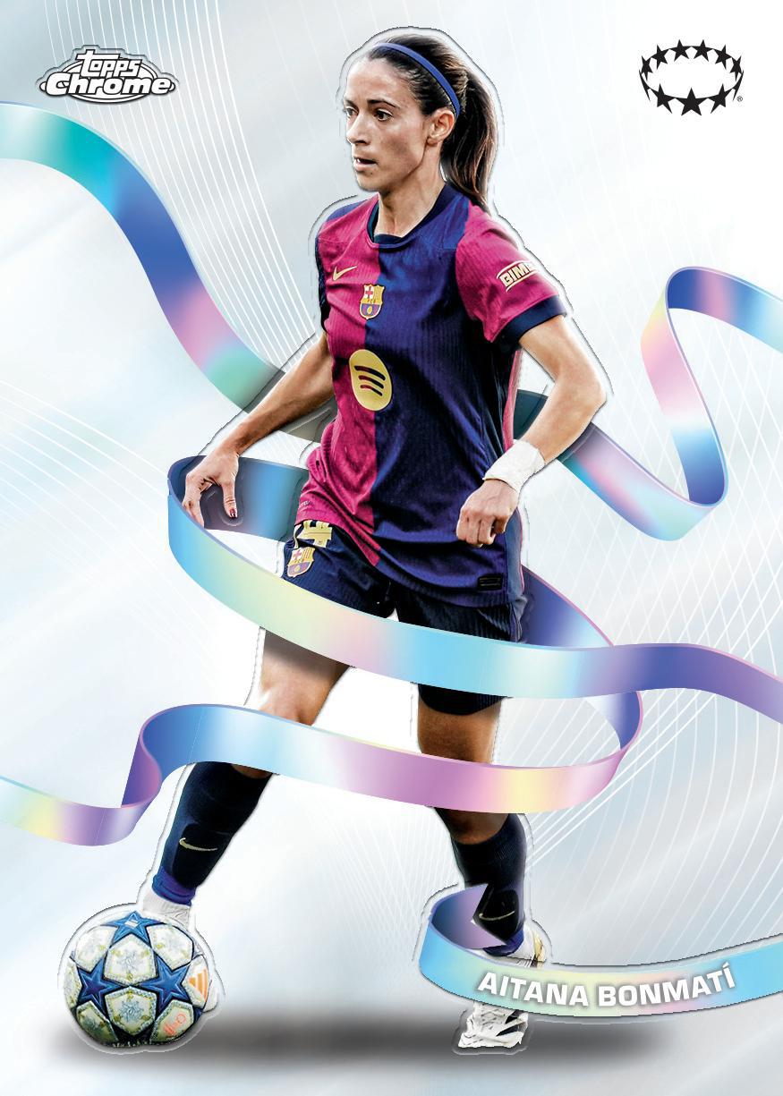2024/25 Topps UEFA Women's Champions League Chrome Soccer Blaster Box