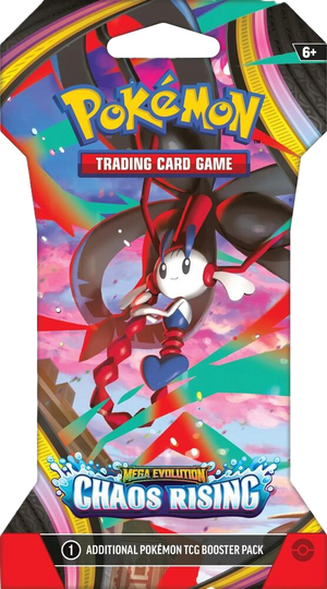 Pokemon Mega Evolution Chaos Rising Sleeved Booster Pack