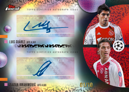 2025/26 Topps UEFA Club Competitions Finest Soccer Hobby 8 Box Case