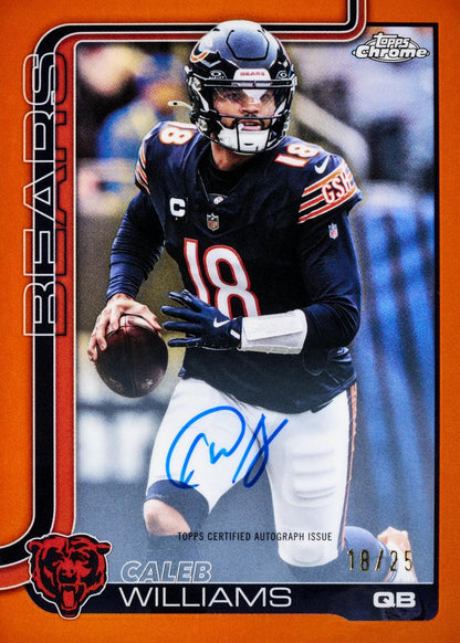 2025 Topps Chrome Football Delight 6 Box Case