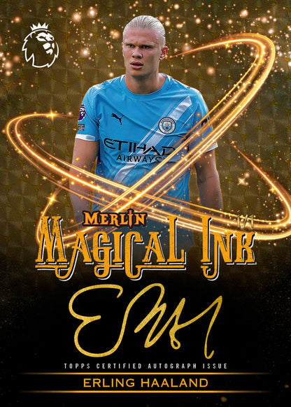 2026 Topps Merlin Premier League Soccer Hobby 12 Box Case