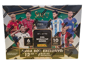 2025-26 Panini Select Road to FIFA World Cup Soccer Hobby Mega Box