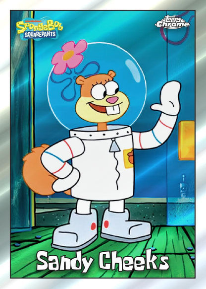 2025 Topps Chrome Spongebob Squarepants 25th Anniversary Blaster Box