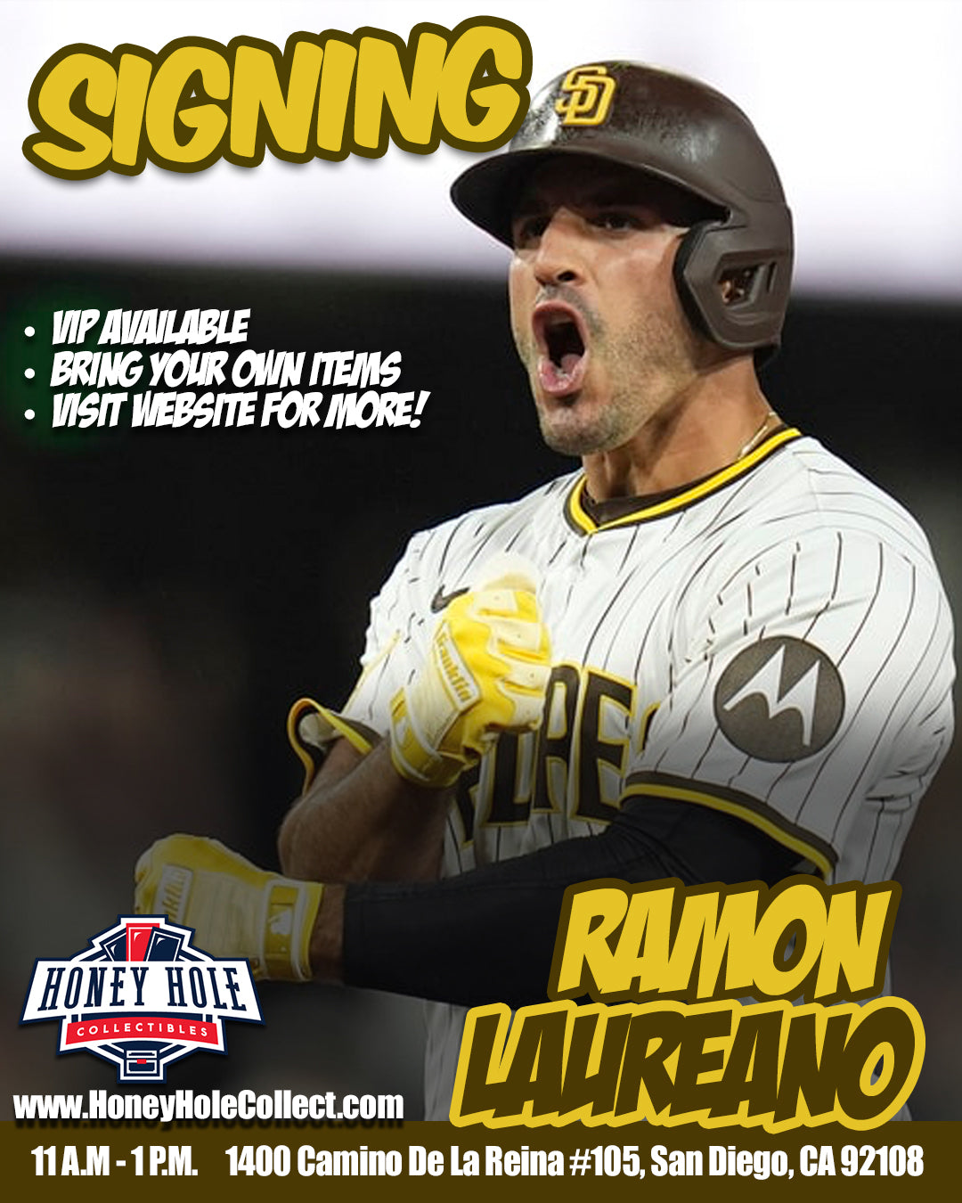 Ramón Laureano Signing Event Mission Valley - October 30, 2025