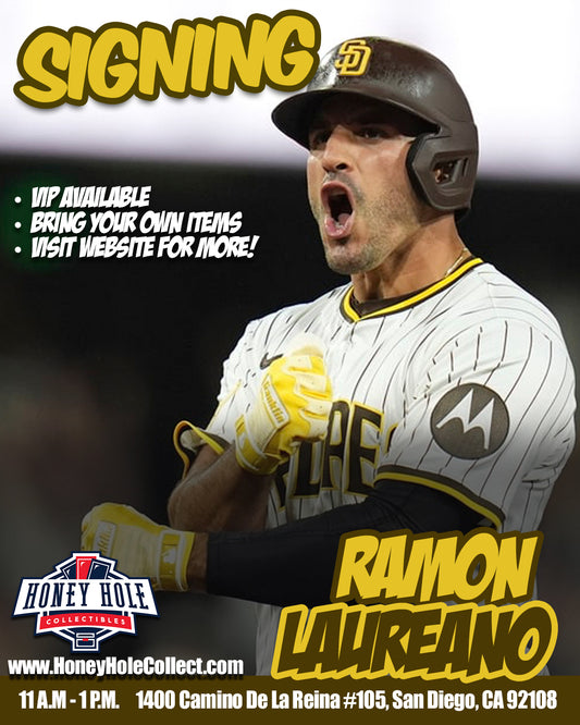 Ramón Laureano Signing Event Mission Valley - NEW DATE TBD